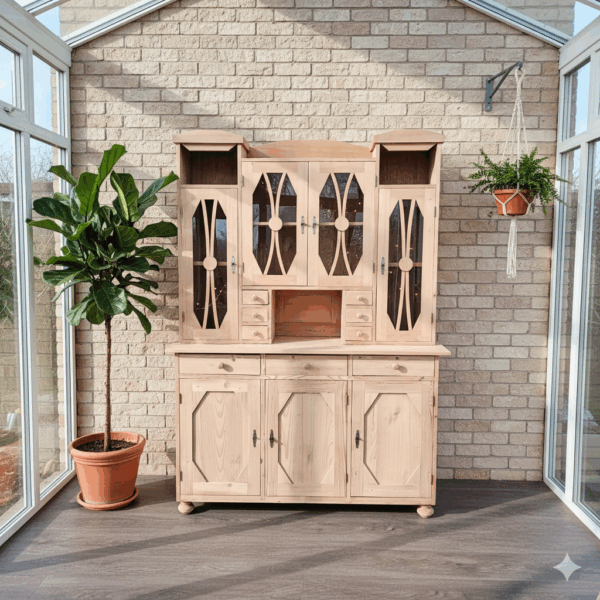Buffetschrank Schrank Jugendstil 1910 Kiefer – Bild 2