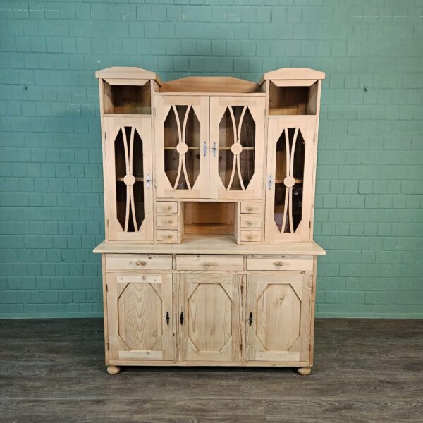 Buffetschrank Schrank Jugendstil 1910 Kiefer – Bild 4