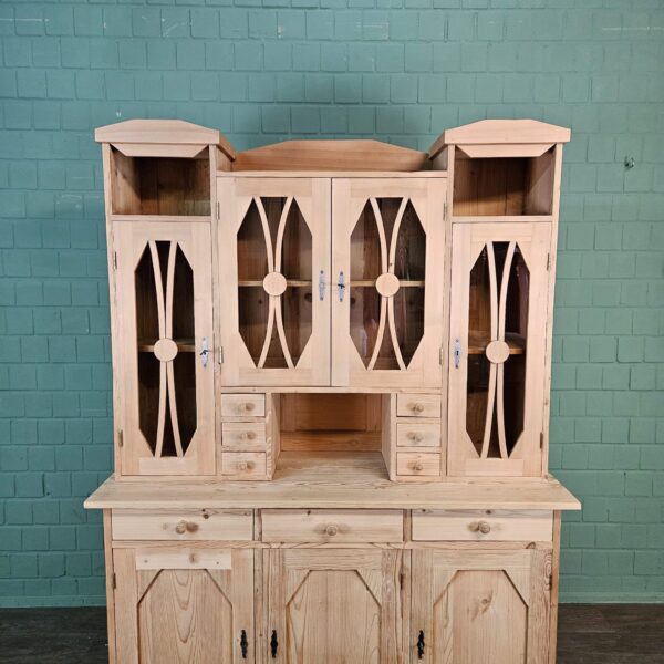 Buffetschrank Schrank Jugendstil 1910 Kiefer – Bild 5