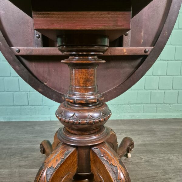 Tisch Esstisch Biedermeier 1860 Nussbaum – Bild 19