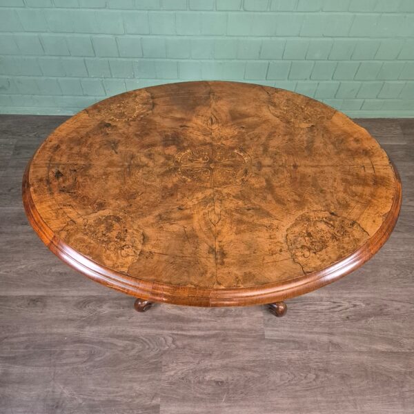 Tisch Esstisch Biedermeier 1860 Nussbaum – Bild 8