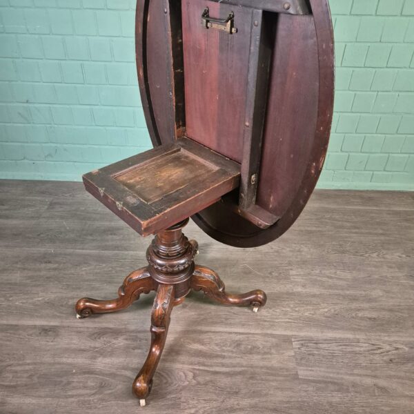Tisch Esstisch Biedermeier 1860 Nussbaum – Bild 20