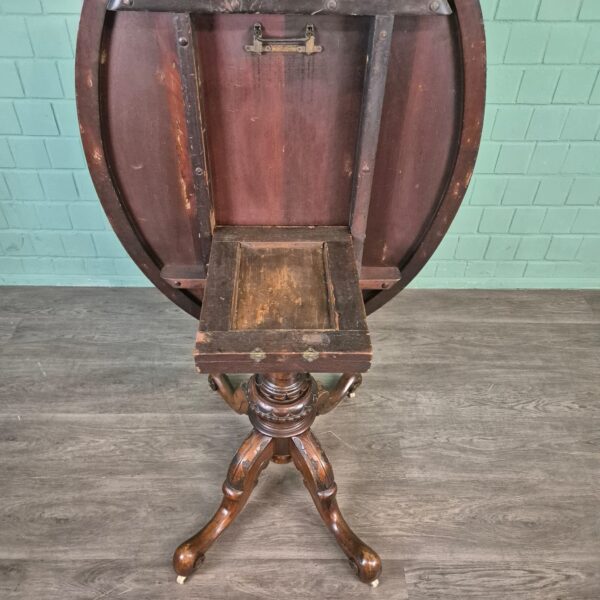 Tisch Esstisch Biedermeier 1860 Nussbaum – Bild 17