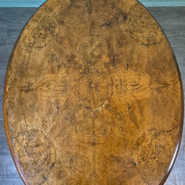 Tisch Esstisch Biedermeier 1860 Nussbaum – Bild 13