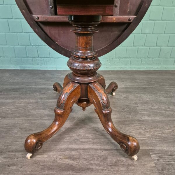 Tisch Esstisch Biedermeier 1860 Nussbaum – Bild 18