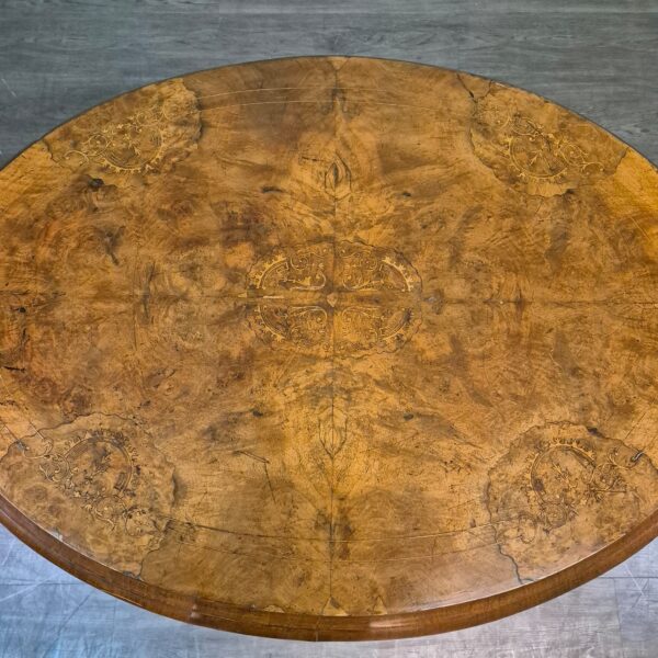 Tisch Esstisch Biedermeier 1860 Nussbaum – Bild 9
