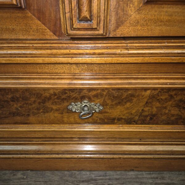 Kleiderschrank Schrank Gründerzeit 1880 Nussbaum – Bild 13