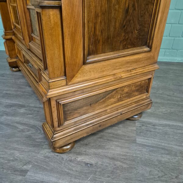 Kleiderschrank Schrank Gründerzeit 1880 Nussbaum – Bild 12
