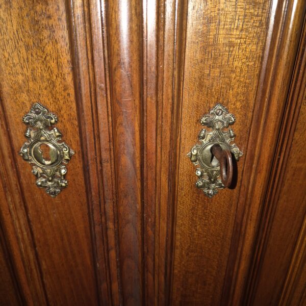 Kleiderschrank Schrank Gründerzeit 1880 Nussbaum – Bild 15