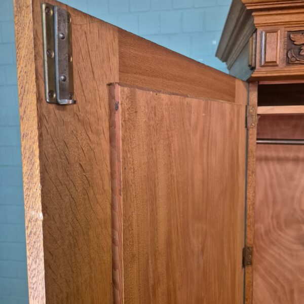Schrank Kleiderschrank Jugendstil 1910 Eiche – Bild 27