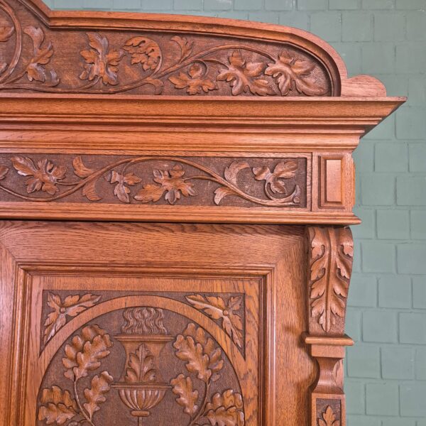 Schrank Kleiderschrank Jugendstil 1910 Eiche – Bild 11