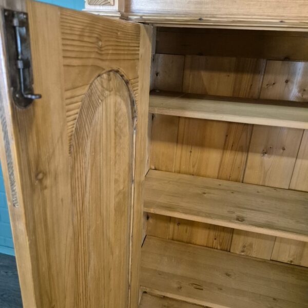 Kleiderschrank Schrank Gründerzeit 1880 Kiefer – Bild 12