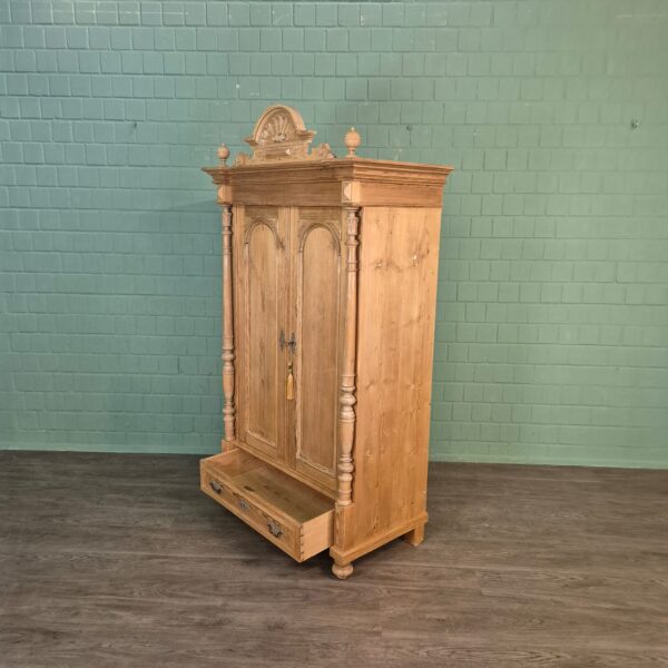 Kleiderschrank Schrank Gründerzeit 1880 Kiefer – Bild 14