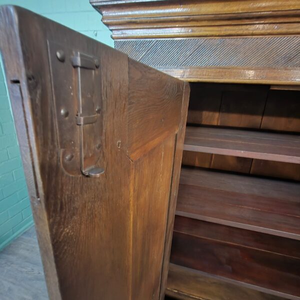 Kleiderschrank Schrank Biedermeier 1830 Eiche – Bild 15