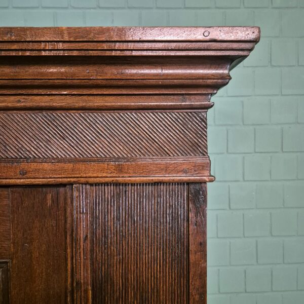 Kleiderschrank Schrank Biedermeier 1830 Eiche – Bild 11