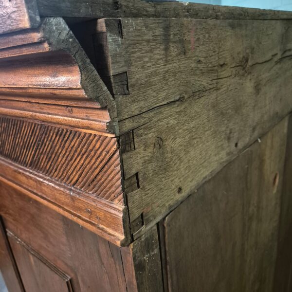 Kleiderschrank Schrank Biedermeier 1830 Eiche – Bild 17