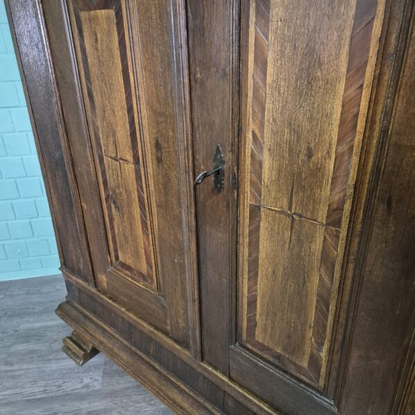Kleiderschrank Schrank Biedermeier 1830 Eiche – Bild 8