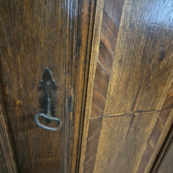 Kleiderschrank Schrank Biedermeier 1830 Eiche – Bild 13