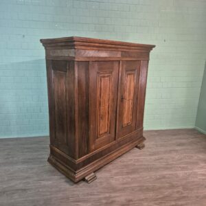 Kleiderschrank Schrank Biedermeier 1830 Eiche