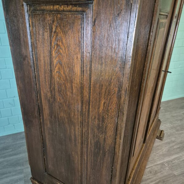 Kleiderschrank Schrank Biedermeier 1830 Eiche – Bild 6