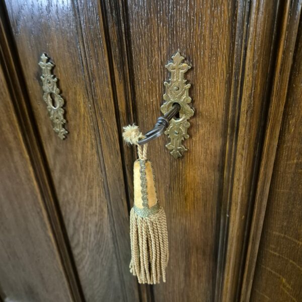 Schrank Kleiderschrank Gründerzeit 1890 Eiche – Bild 12