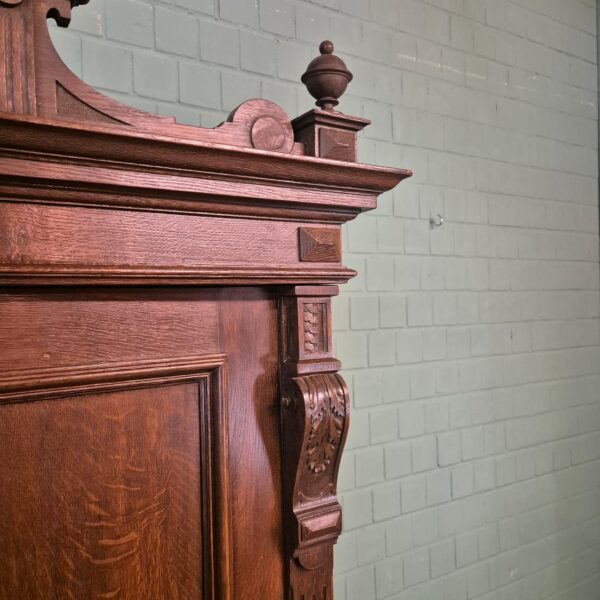 Schrank Kleiderschrank Gründerzeit 1890 Eiche – Bild 9