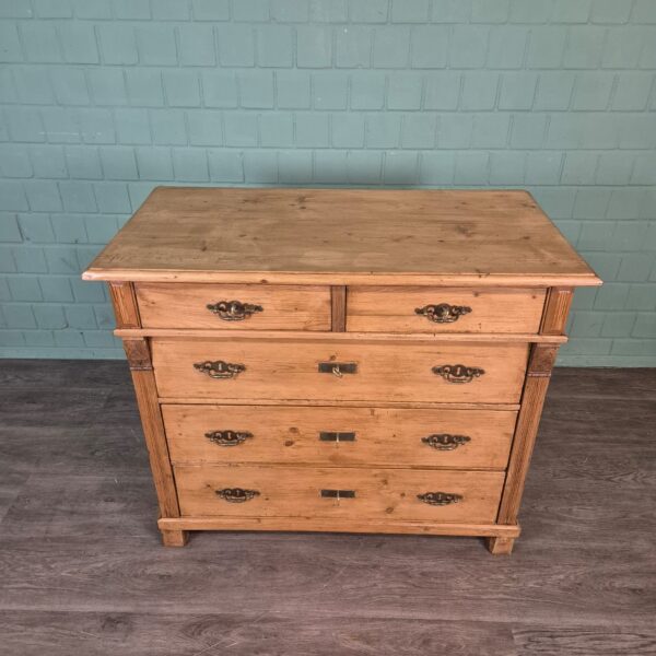 Kommode Jugendstil 1910 Kiefer – Bild 3