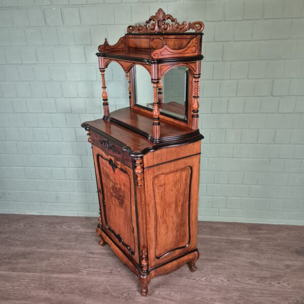 Anrichte mit Aufsatz Biedermeier 1860 Mahagoni – Bild 5