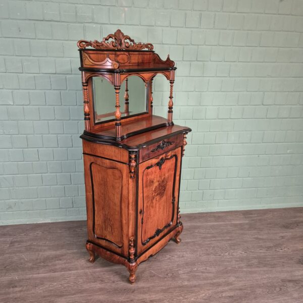 Anrichte mit Aufsatz Biedermeier 1860 Mahagoni – Bild 4