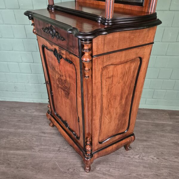 Anrichte mit Aufsatz Biedermeier 1860 Mahagoni – Bild 9