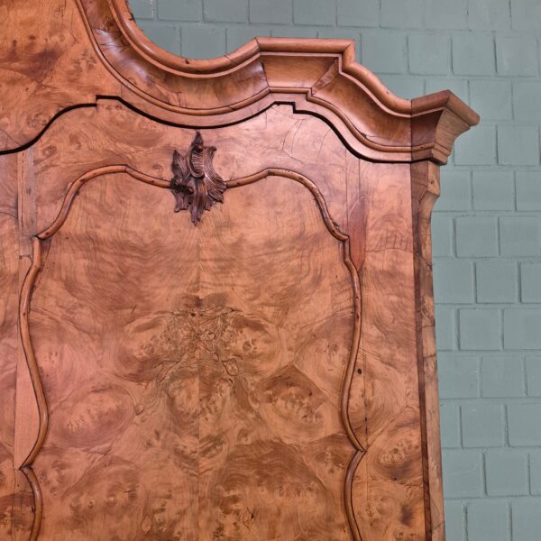 Schrank Kabinettschrank Barock 1800 Nussbaum – Bild 13