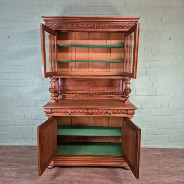 Buffetschrank Schrank Gründerzeit 1880 Eiche – Bild 14