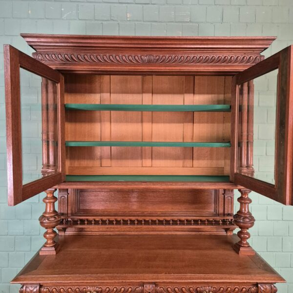 Buffetschrank Schrank Gründerzeit 1880 Eiche – Bild 15