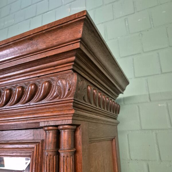 Buffetschrank Schrank Gründerzeit 1880 Eiche – Bild 12