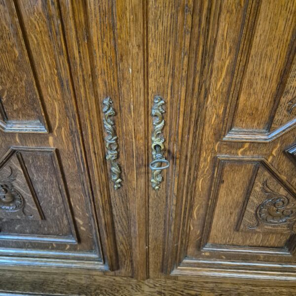Buffetschrank Schrank Gründerzeit 1880 Eiche – Bild 8