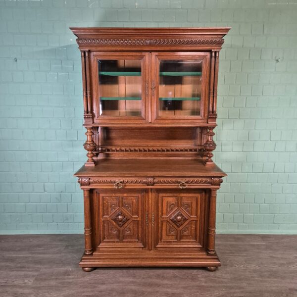 Buffetschrank Schrank Gründerzeit 1880 Eiche – Bild 3