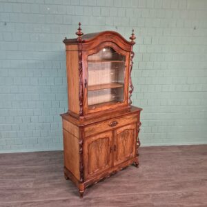 Vitrine Bonheur Biedermeier 1860 Mahagoni