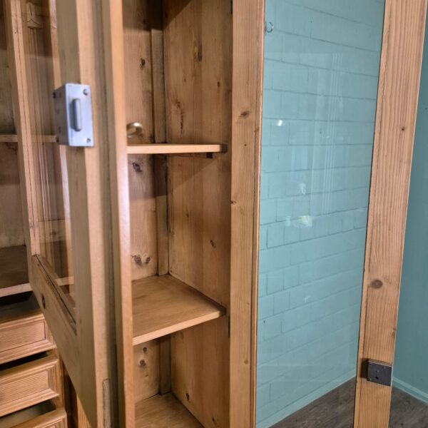 Buffetschrank Küchenschrank Schrank 2,08 m Kiefer – Bild 11