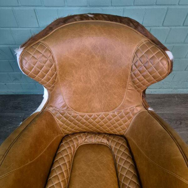 Designer Sessel Rindsleder Kuhfell – Bild 4