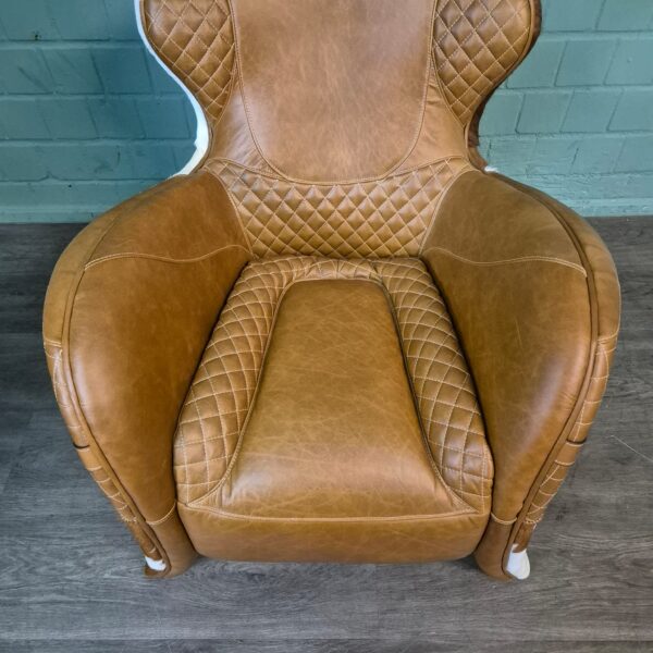 Designer Sessel Rindsleder Kuhfell – Bild 6