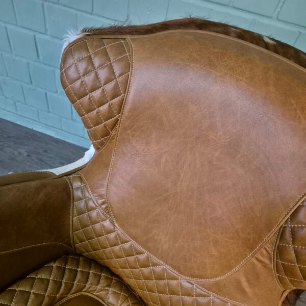 Designer Sessel Rindsleder Kuhfell – Bild 7