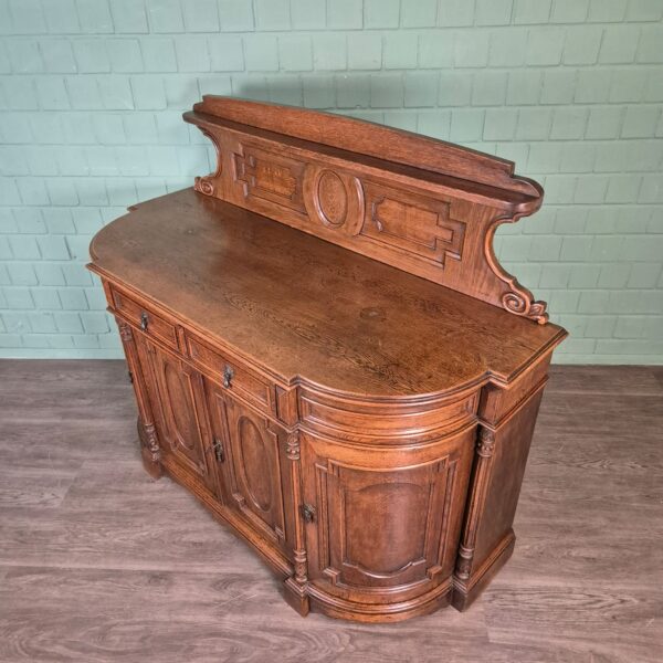 Anrichte Buffetschrank Gründerzeit 1880 Eiche – Bild 5