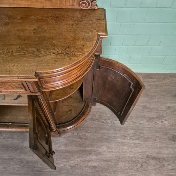 Anrichte Buffetschrank Gründerzeit 1880 Eiche – Bild 14