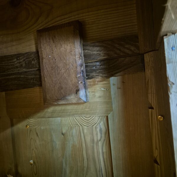 Kleiderschrank Schrank Biedermeier 1850 Kiefer – Bild 15