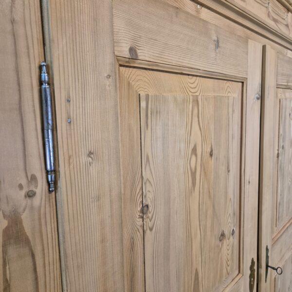 Kleiderschrank Schrank Biedermeier 1850 Kiefer – Bild 7