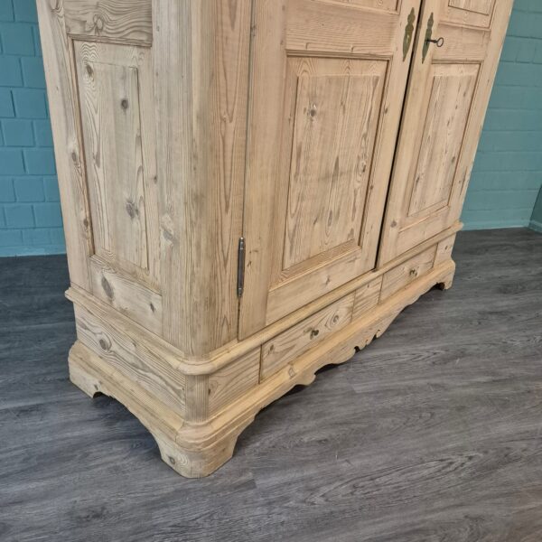 Kleiderschrank Schrank Biedermeier 1850 Kiefer – Bild 8