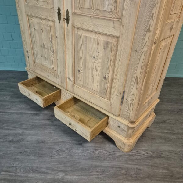 Kleiderschrank Schrank Biedermeier 1850 Kiefer – Bild 17
