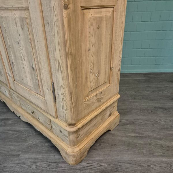 Kleiderschrank Schrank Biedermeier 1850 Kiefer – Bild 9