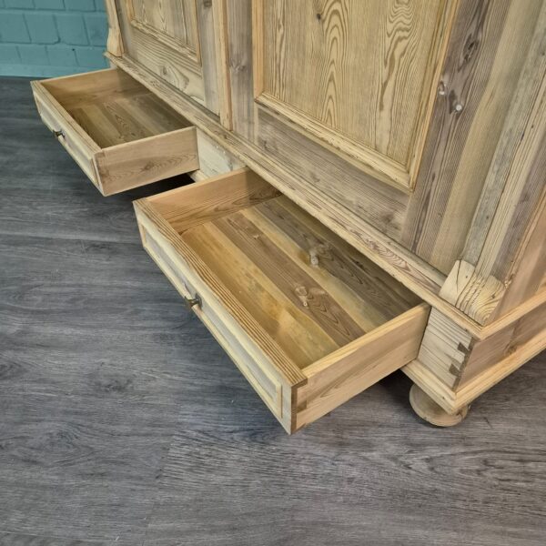 Schrank Kleiderschrank Jugendstil 1900 Kiefer – Bild 17