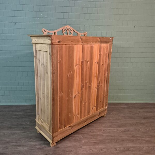 Schrank Kleiderschrank Jugendstil 1900 Kiefer – Bild 18